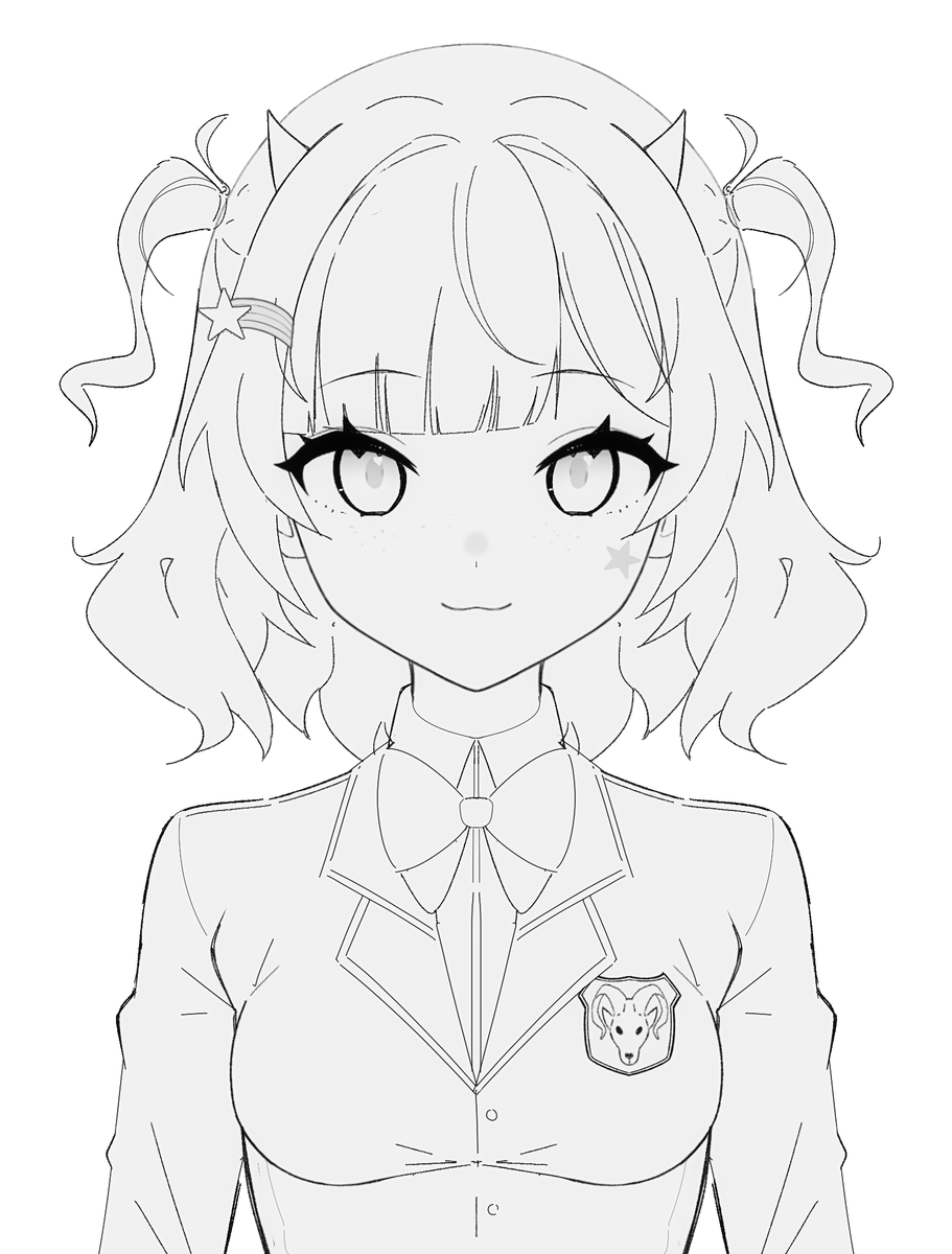 Vtuber model sketch