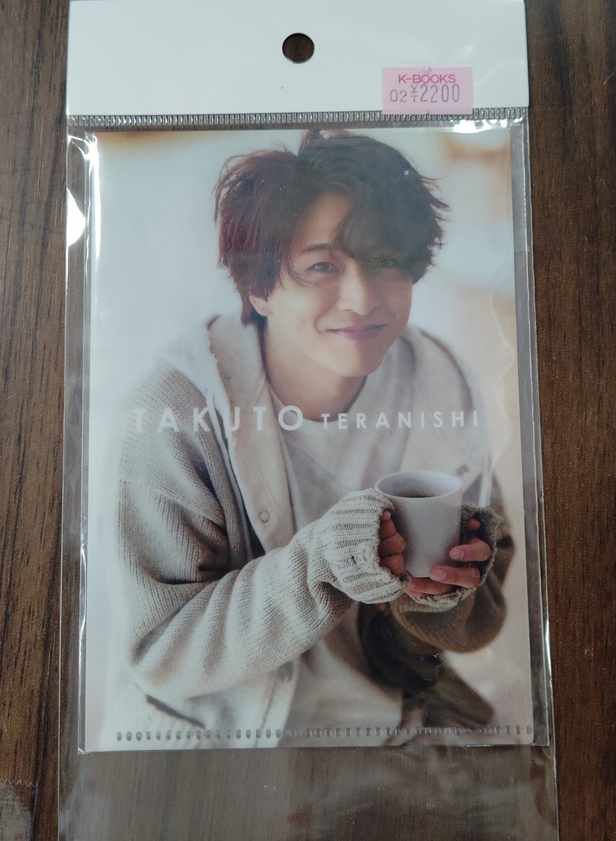 入荷情報】 #timelesz #寺西拓人 さんのミニクリアファイル入荷しま