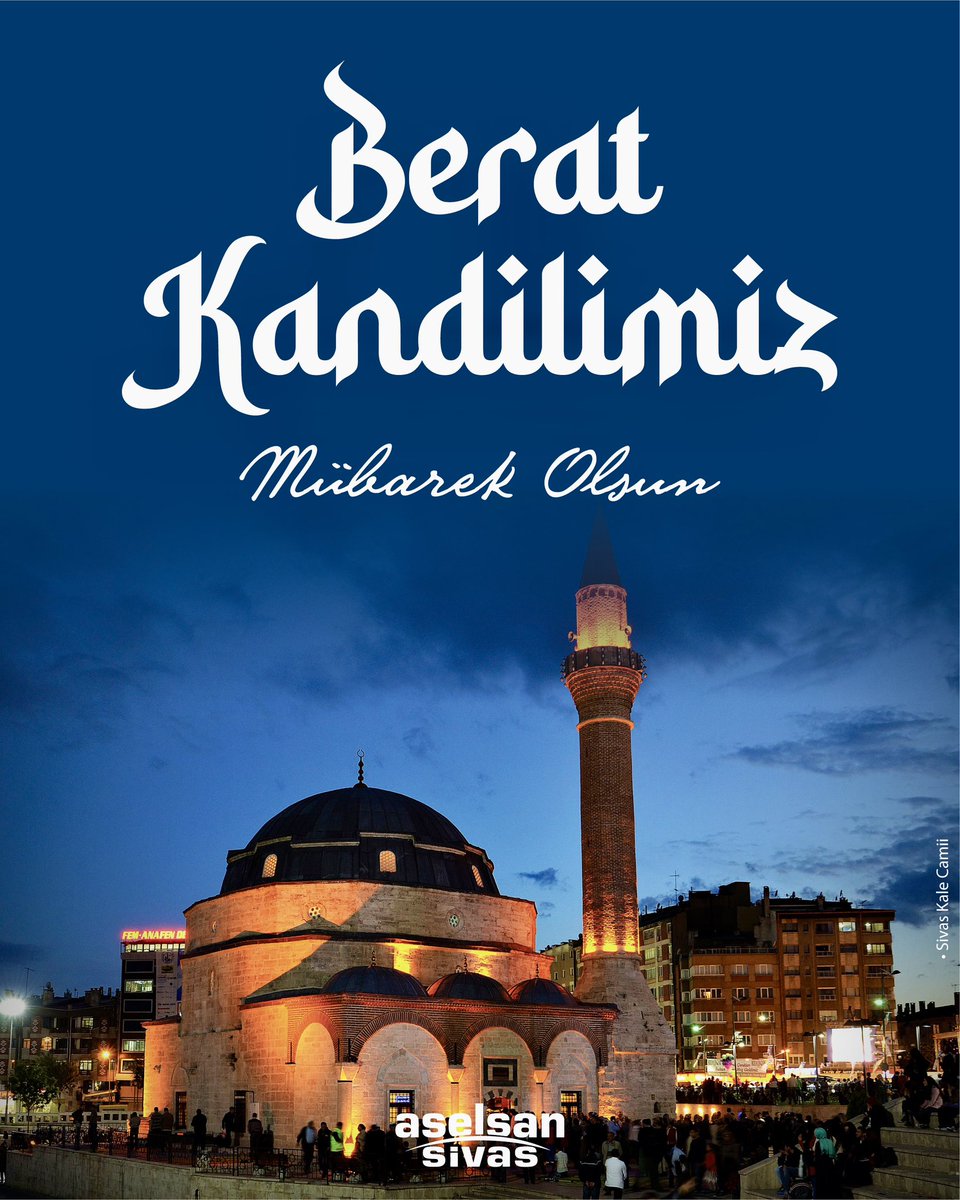 Berat Gecesi’nin milletimize ve tüm insanlığa barış ve huzur getirmesini temenni ederiz.

Berat Kandilimiz mübarek olsun.
