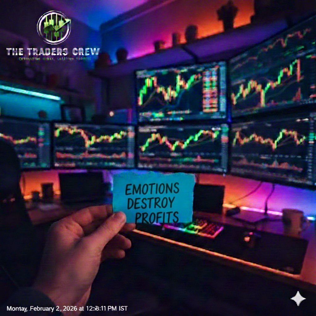EMOTIONS DESTROY PROFITS !

#TradingView #TradingCommunity #Motivation #motivational #quotes #tradinglife #TradingTips #TradingMindset  #tradetime #TTC #trading #giweaway #trade4go #TradeGlobal