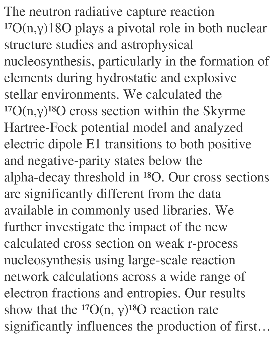 Low-energy 17O(n,g)18O reaction within the microscopic potential model and its role for the weak r-process

Nguyen Le Anh, Jasmine Sarahi Andrews, Bui Minh Loc, Andre Sieverding
arxiv.org/abs/2601.22234 [𝚗𝚞𝚌𝚕-𝚝𝚑]
