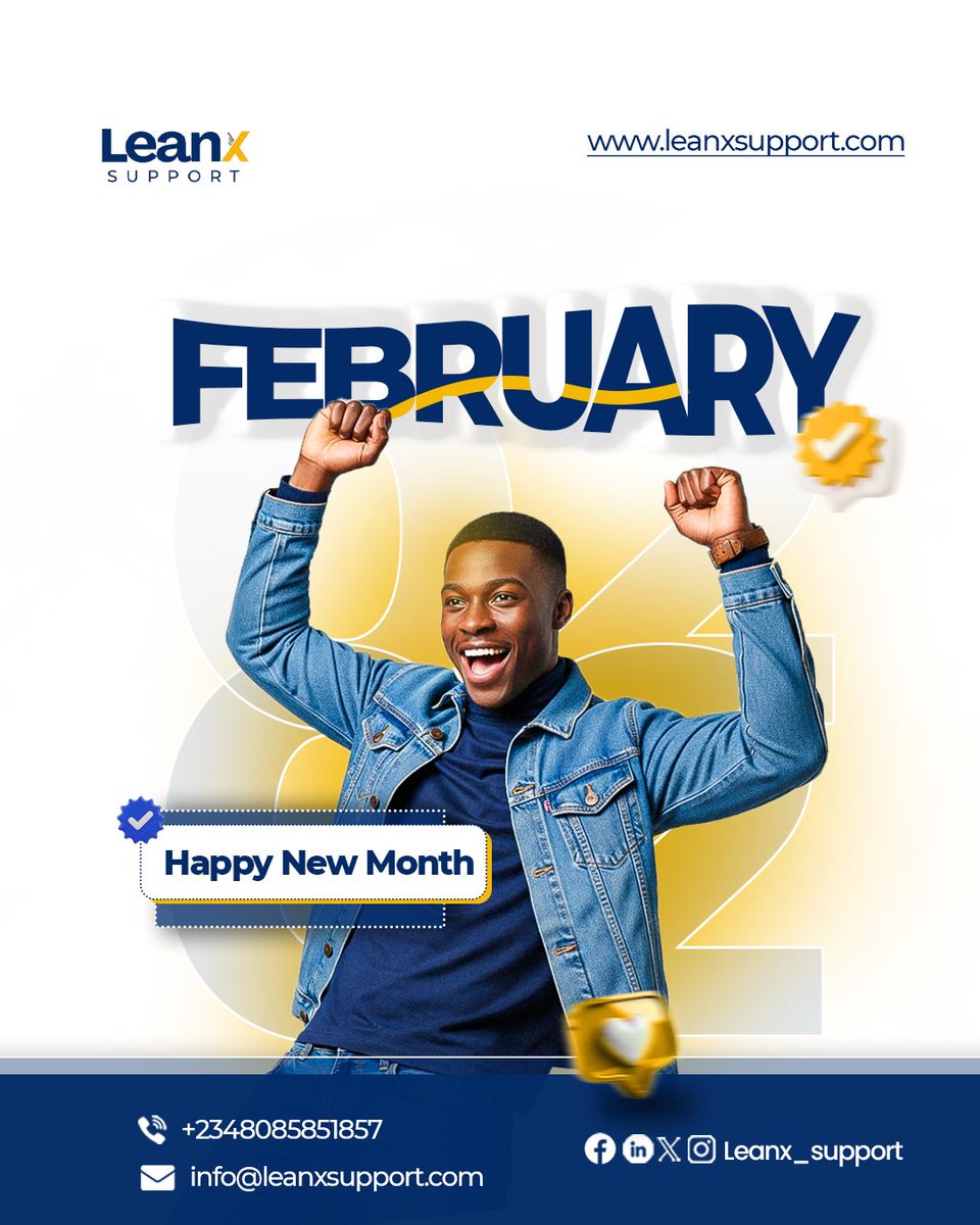 Leanx_Support's tweet image. Welcome to the month of February
May this month bring growth, opportunities, and wins that truly matter.

Leanx Support is here to guide you and celebrate every step of your journey

#LeanxSupport #NewMonthVibes #Growth