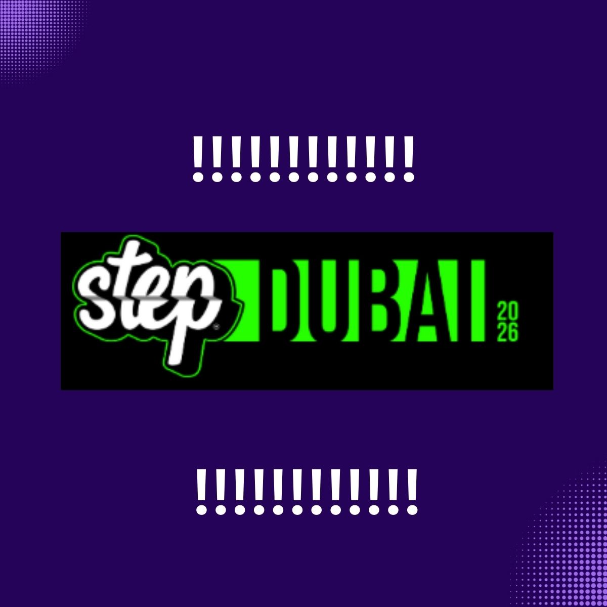 dadan_ltd's tweet image. We are heading to Dubai for Step Dubai. 
Our first time exhibiting!

See you all on 11th and 12th February! 

#stepconference #Dubai #dadan