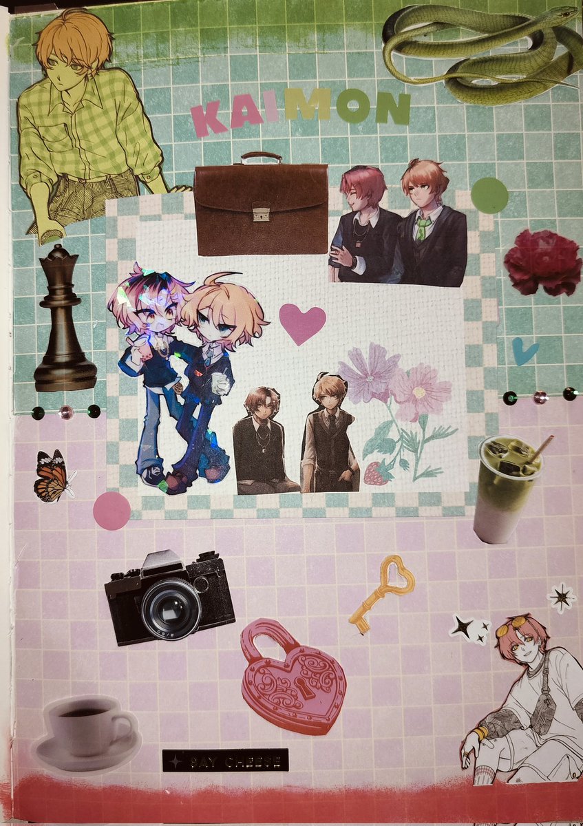 Been starting a new hobby! I've been starting to do some journaling for fandoms I'm in and I did a KaiMon page! 🦋🐍

#ProjectEdensGarden #pjeg #kaimon #damonmaitsu #kaimonteago