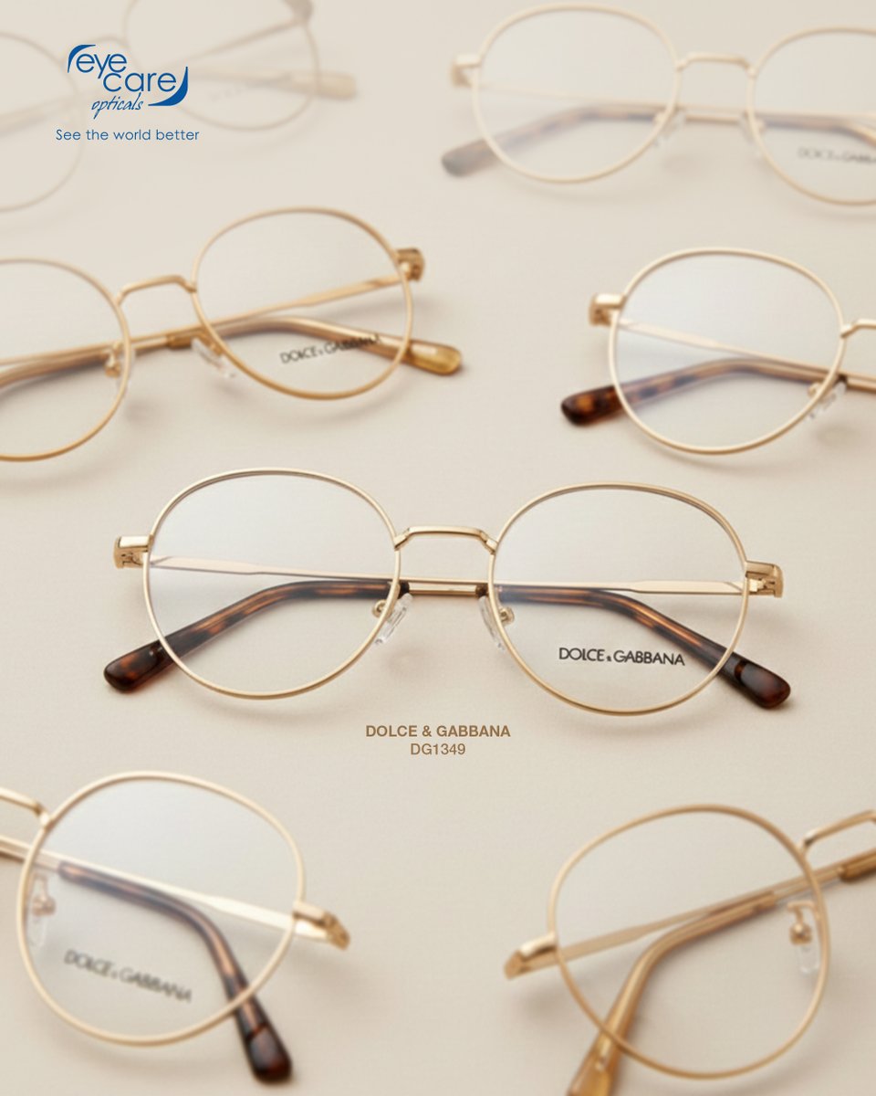EyecareMaldives's tweet image. There’s something about a thin gold frame that just pulls an entire outfit together. Minimalist, classic, and always in style. Which pair are you reaching for?

See the collection at Eyecare Opticals.

#EyecareOpticals #GoldFrames #EyewearStyle #DailyElegance #FramesOfMind