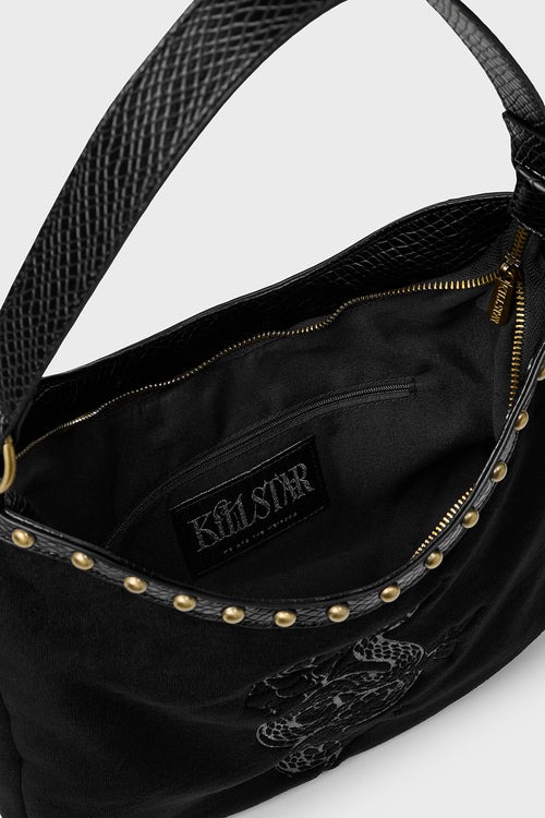 Spider_Rock_Web's tweet photo. 🩸 Serpent & Thorn Bag / ショルダーバッグ【KILL STAR】
蛇と棘――闇の象徴が絡み合う異形のバッグ。
ベルべット素材に刺繍🐍
#KILLSTAR #ゴシック #ショルダーバッグ #ダークファッション #SpiderRockWeb 🦇💀
Serpent & Thorn Bag / ショルダーバッグ【KILL STAR】 https://t.co/IARXrMjz7y https://t.co/YrnzdffVBJ
