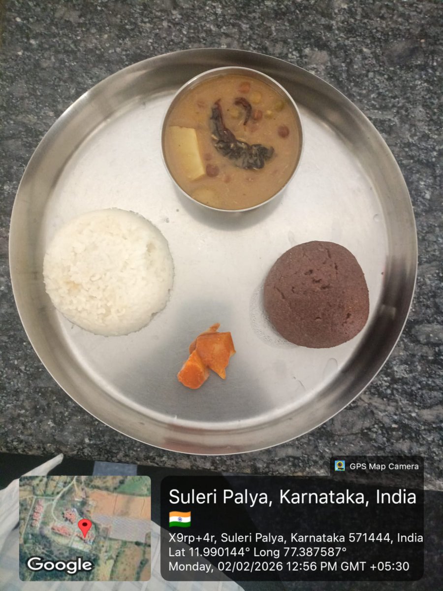 549Igrs's tweet photo. Date :2/2/26 Lunch SocialAudit_SWDMeals #SocialWelfare_Karnataka https://t.co/uRRTUqi49B