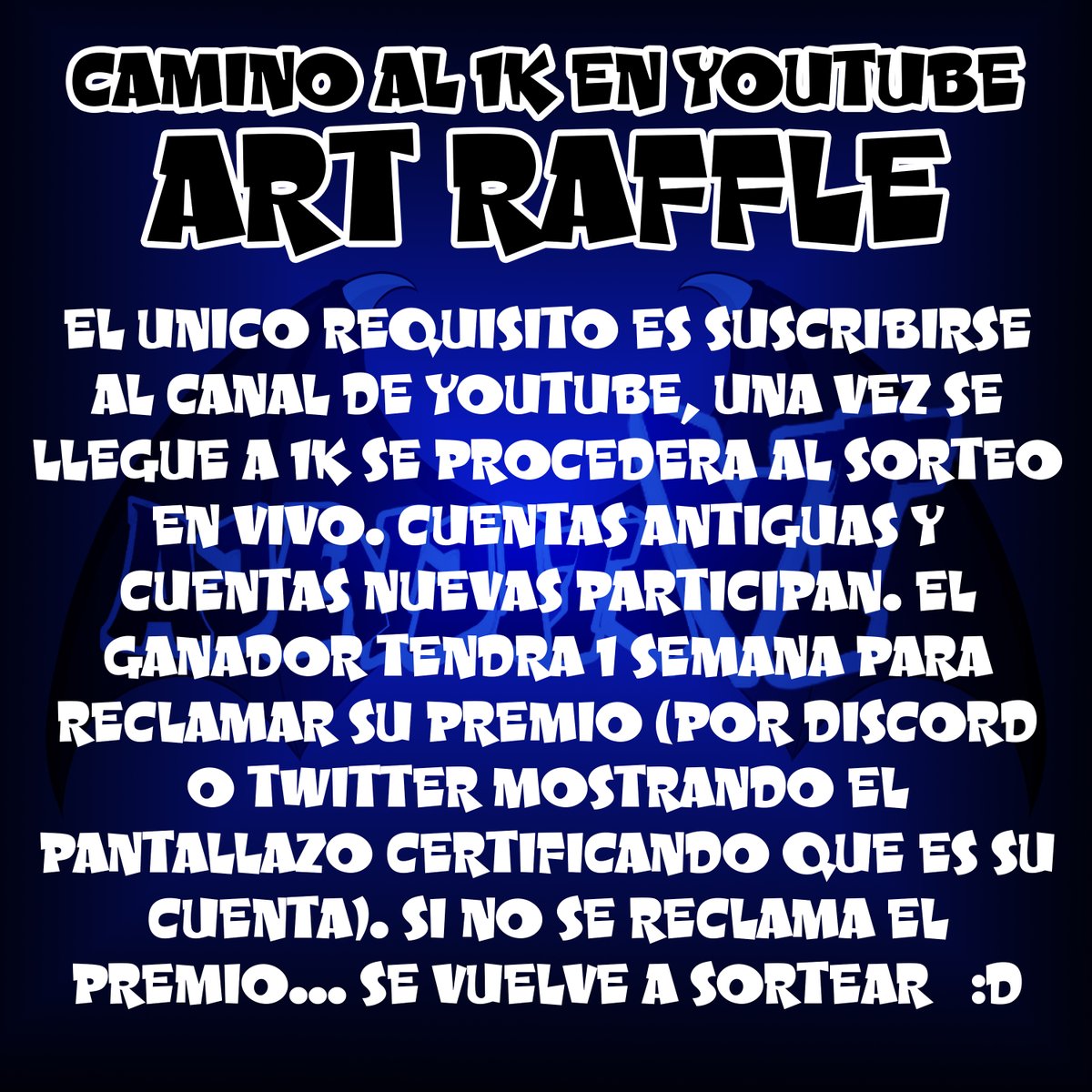 AjenjitoVT's tweet photo. Holis :D
Quería anunciarles que estaré realizando esta dinámica n.n
Para poder llegar a la meta solo es suscribirte a mi canal :B
Apenas se llegue a la meta se realizara el sorteo :3

https://t.co/UGK6BOZ3At https://t.co/Fj4i9fZy2u