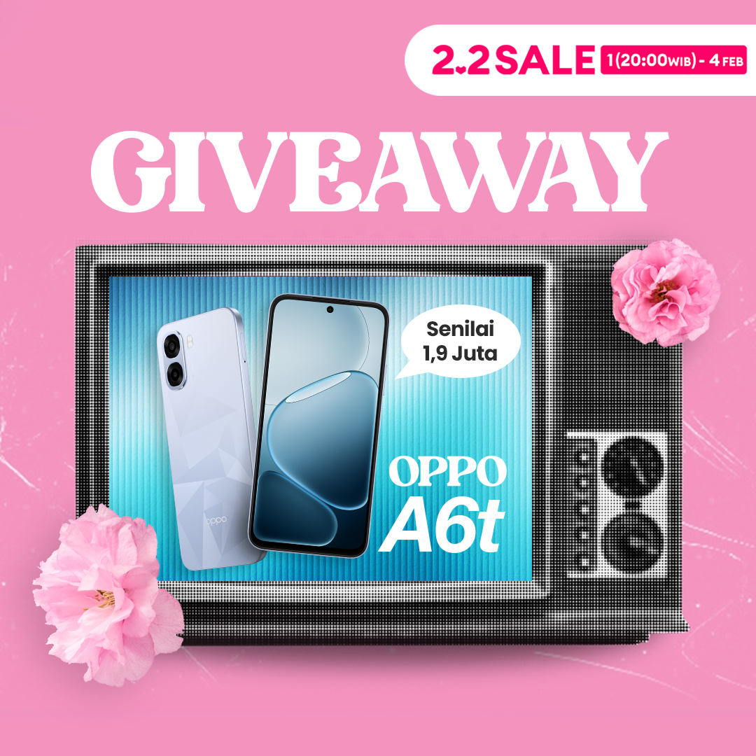 LazadaID's tweet image. GIVEAWAY ALERT!

Another day, another giveaway buat Lazadians yang paling manis~

1. Follow @LazadaID 

2. RT, Like &amp;amp; REPLY yang banyak dengan "Mau HP #OPPOA6tLazada #AndalanSetiapSaat #LazadaID"

Periode: 2 - 8 Februari 2026