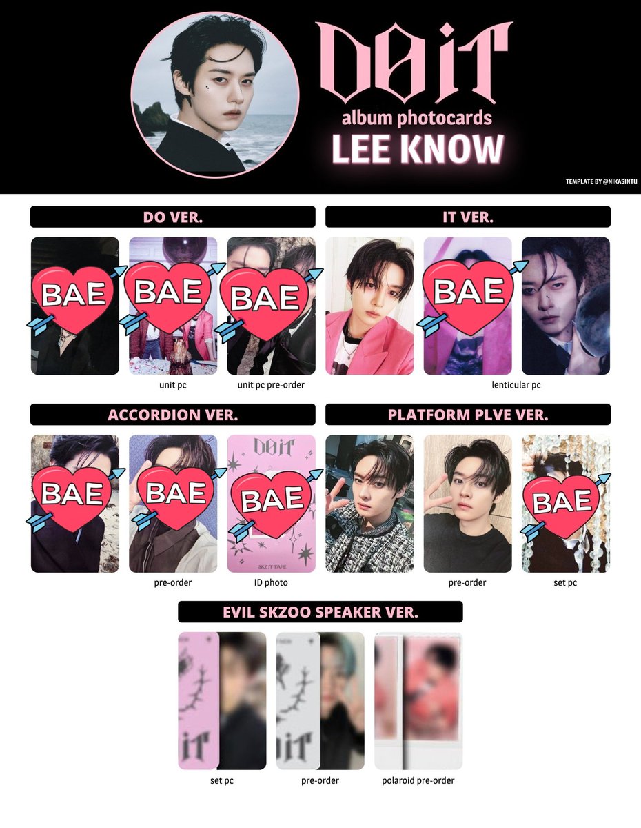 mydevilbunny's tweet photo. wtt!! updated~

have: bang chan, han jisung, chansung unit pc
want: lee know unmarked in pic

#pasarskz #pasarstraykids https://t.co/dHRHIm2SHn