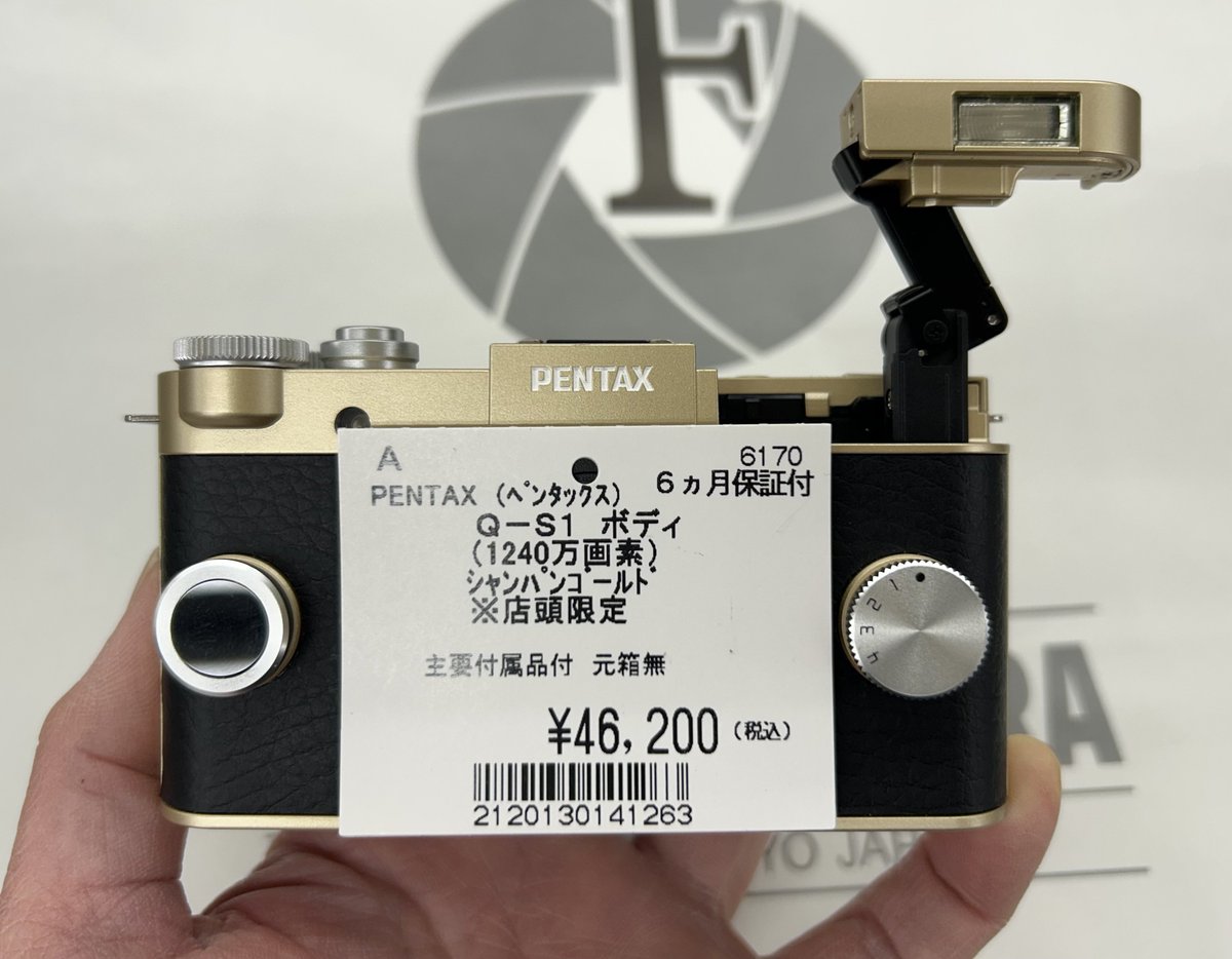 店頭限定品 PENTAX Q-S1 シャンパンゴールド 特上 A ランク Tel 0353182222