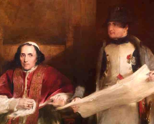 mariobianchi18's tweet photo. Il #2febbraio 1808 papa #PioVII non aderisce al Blocco imposto da Napoleone a tutti gli Stati europei per isolare l’Inghilterra: le truppe francesi allora occupano Roma. Il Papa è costretto a lasciare la città, diventando prigioniero dei Francesi. Vi farà ritorno solo nel 1814. https://t.co/Ufw2Q92wRO