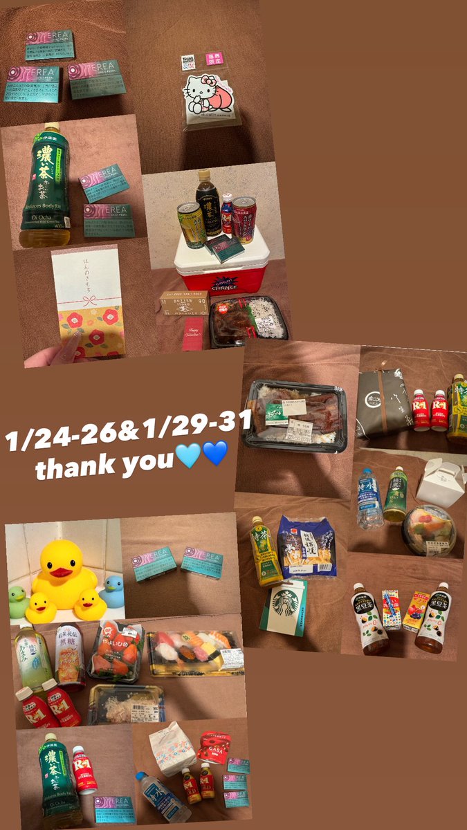 tsugumin_sub's tweet image. 𝐭𝐡𝐚𝐧𝐤 𝐲𝐨𝐮🎁
福島のお客様はいつも沢山持ってきてくれる🥺🥺