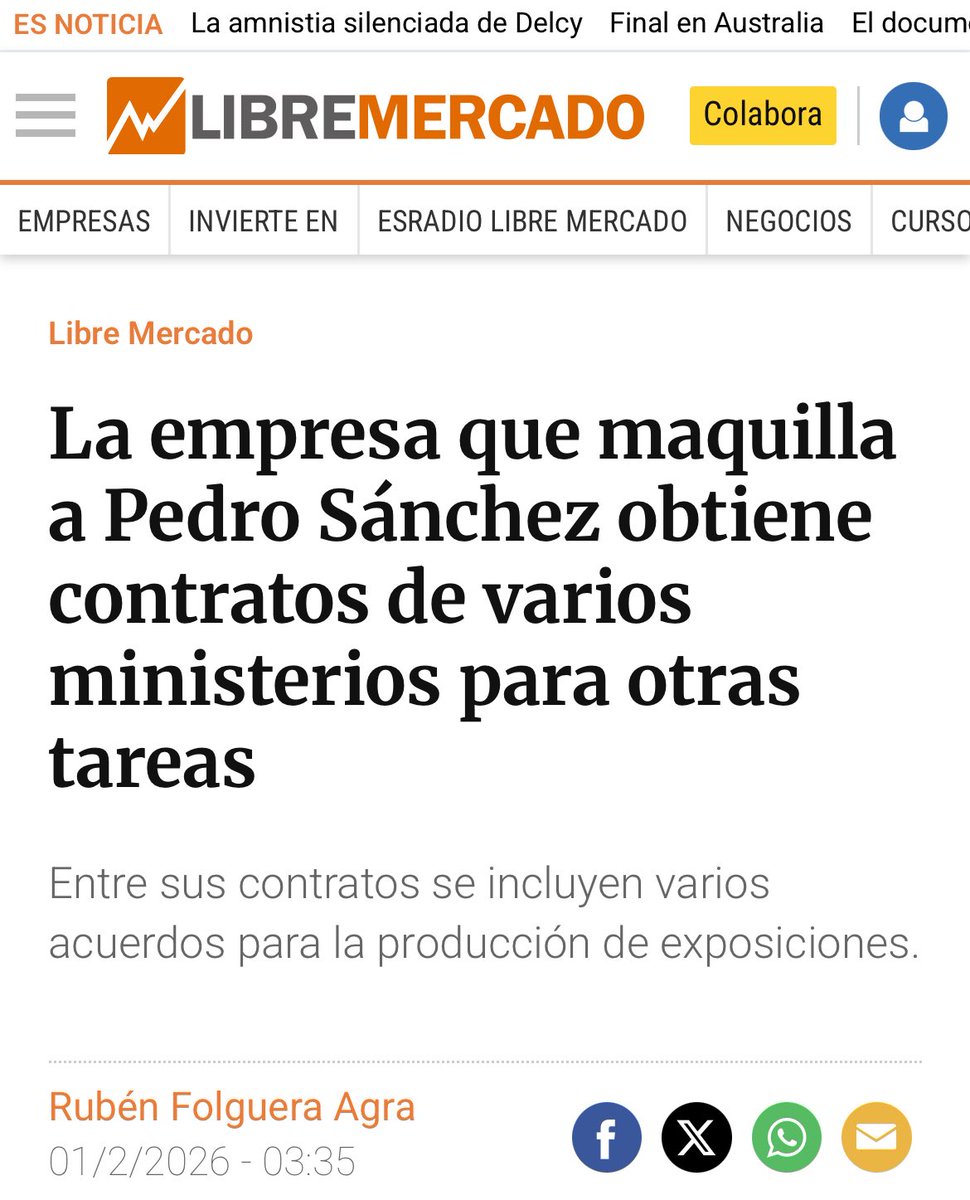 ⭕️ Pregunté en el <a href="/Congreso_Es/">Congreso</a> en 2022 por qué demonios tenemos que pagarle el MAQUILLAJE a <a href="/sanchezcastejon/">Pedro Sánchez</a> a través de una empresa contratada. 30.000€

Me contestaron que es un gasto “necesario”.

Hoy nos levantamos con nuevos y variados contratos dados a esa empresa para
