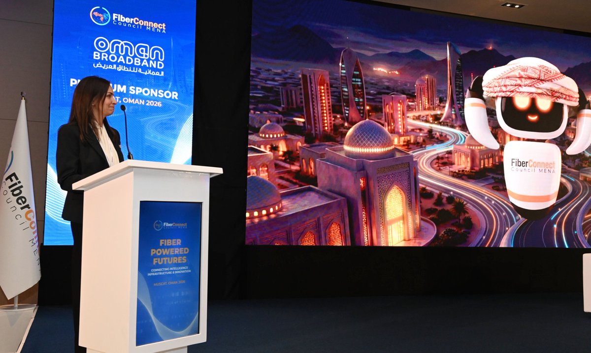 omanspire's tweet image. In Pictures, Muscat hosts the 15th FTTH Council MENA Annual Conference, highlighting the latest innovations in fiber optics, AI integration, and their role in accelerating digital transformation.
Via: @OmanNewsAgency
#FTTH #FiberOptics #AI #DigitalTransformation #MENA #Oman