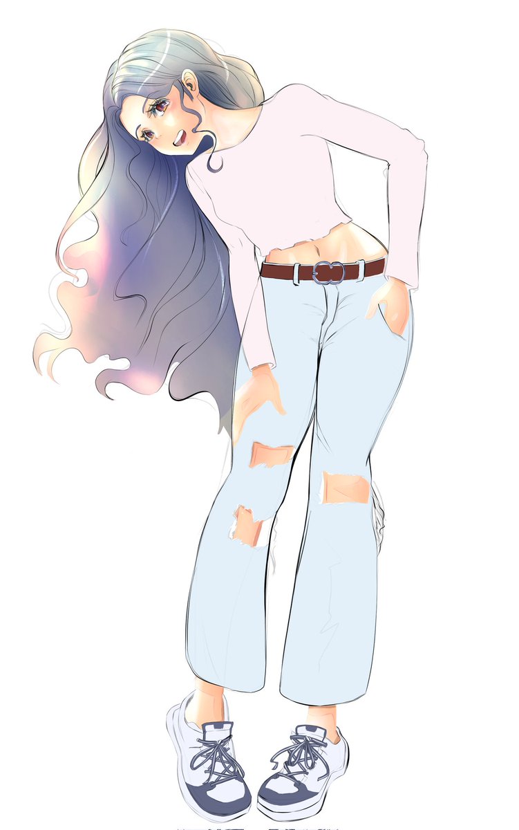 Konkonreverse's tweet photo. I gotta fix some stuff beofre I continue this piece. But holy improvement. #anime #coloring https://t.co/AnpD0WZhFK