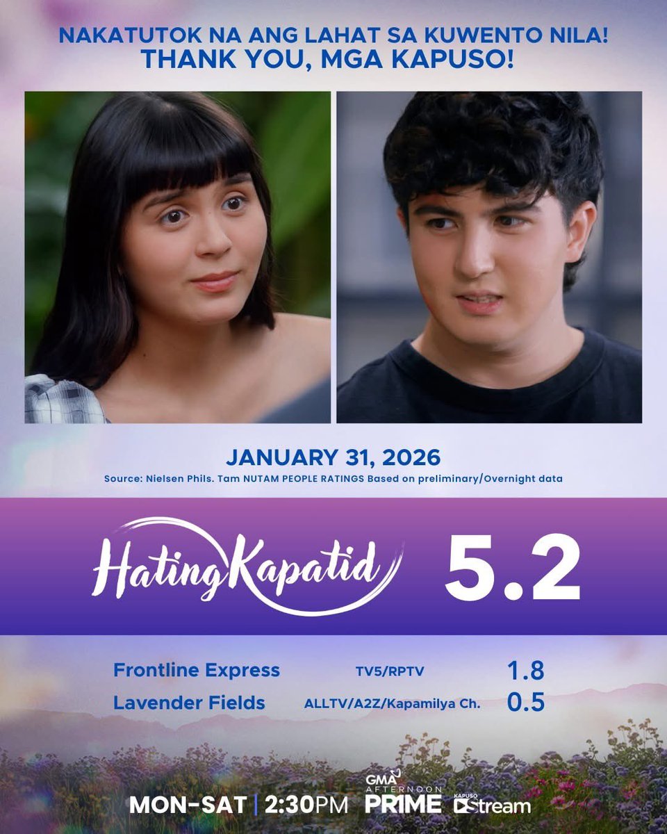 AshLoversPH's tweet photo. Thank you mga kapuso ❤️
#HatingKapatid #AshleyOrtega #AshMav
📷: Facebook | @gmanetwork https://t.co/XpP3ZFRxOL