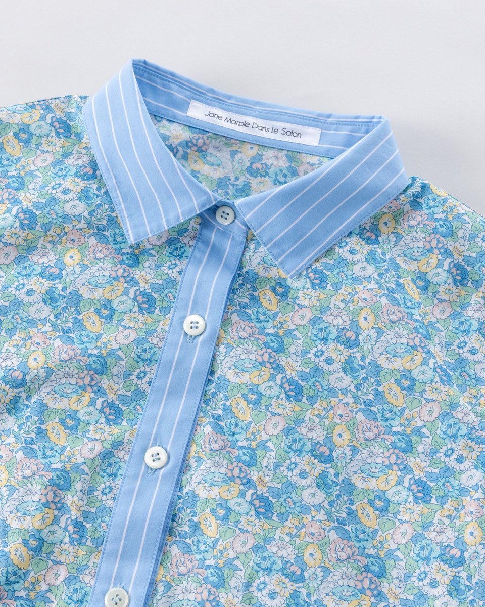 JaneMarple_stmm's tweet image. 2026 SPRING&amp;amp;SUMMER 1ST COLLECTION
「Beloved staples」

5006
LEONTYNE DREAM&amp;amp;Stripe dress
LEONTYNE DREAM&amp;amp;ストライプ ドレス
color: multi color×pink / blue gray×sky blue
¥54,450

#janemarple #janemarpledanslesalon #stripes #libertyfabric #リバティプリント #ジェーンマープル