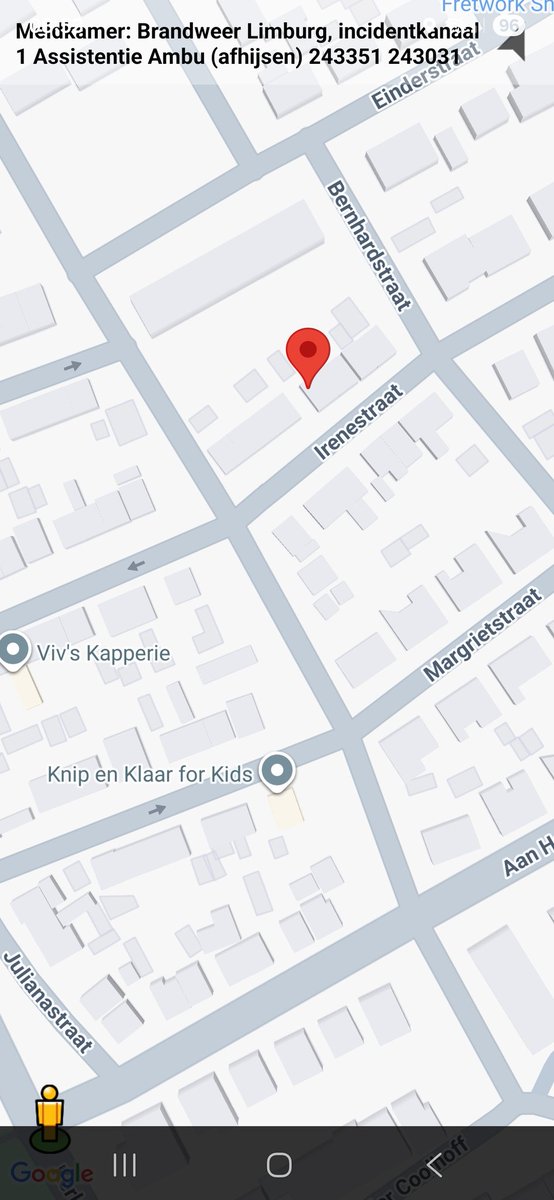 Assistentie Ambulance en Brandweer bij Afhijsen