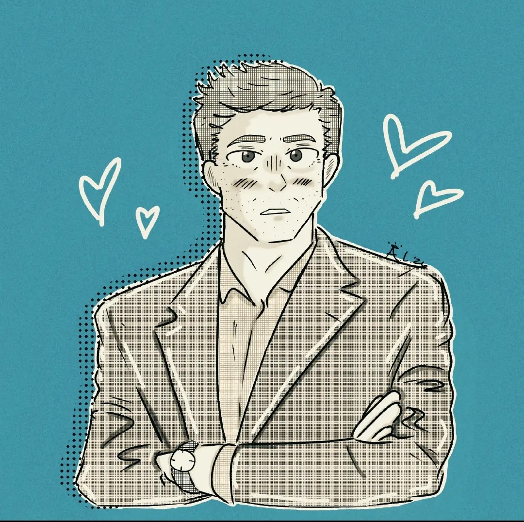 Angellily920's tweet photo. Greg Lestrade doodle 
#SHERLOCK #Greglestrade https://t.co/wVCuqOB56n