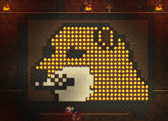 Asi es como me imagino al dios antorcha
#Terraria