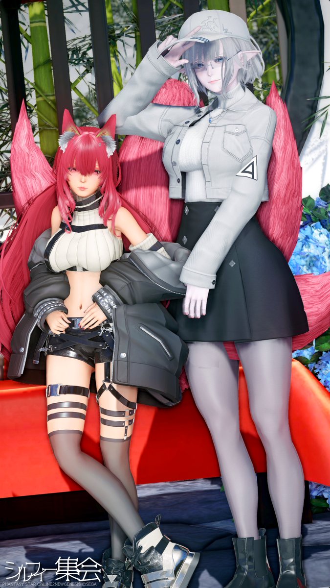 Terumi6666's tweet image. ペアはこっちらです!　ペアだけタグけお許しを😓
みんなのシルフィーどれも上手で凄い．．．
#シルフィー集会