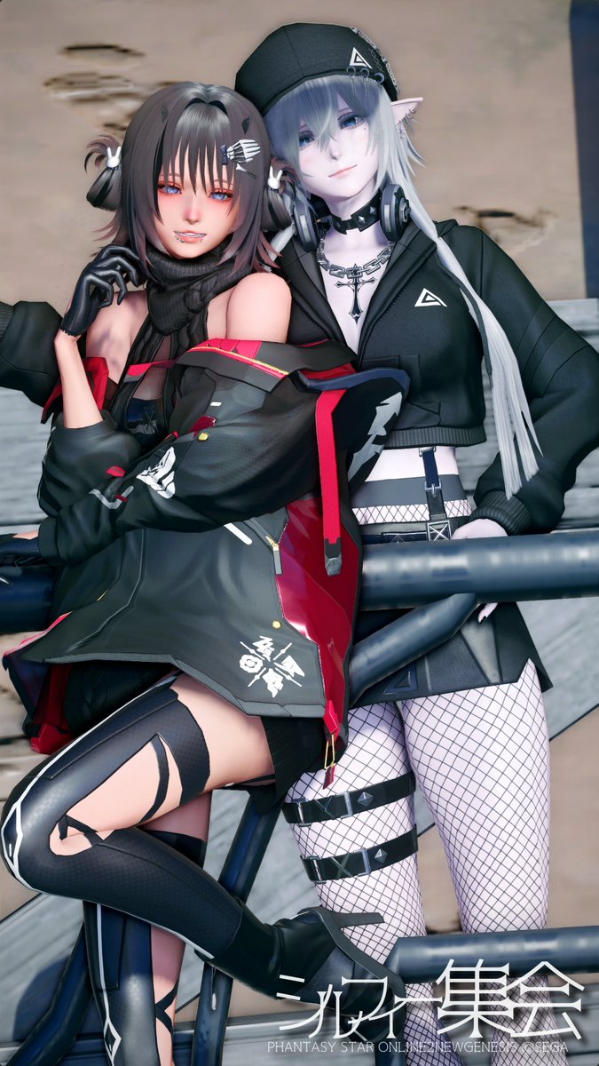 Terumi6666's tweet image. ペアはこっちらです!　ペアだけタグけお許しを😓
みんなのシルフィーどれも上手で凄い．．．
#シルフィー集会