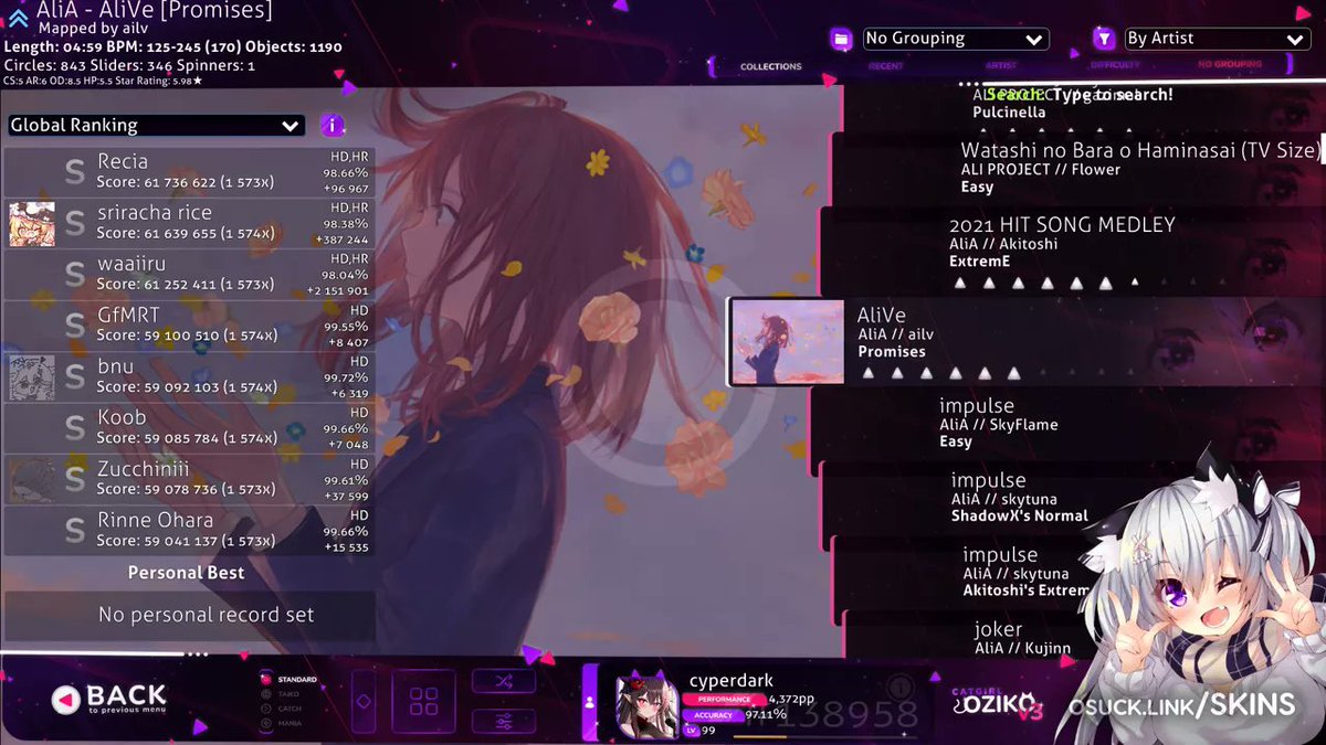 osuck_skins's tweet photo. «Catgirl Oziko» v3

Aspect ratio: 16:9
Modes: osu
Size: 32.8MB
Released at 2026-02-02

// = Authors:
BatuhanYtho (Creator) https://t.co/LBgPzldYny