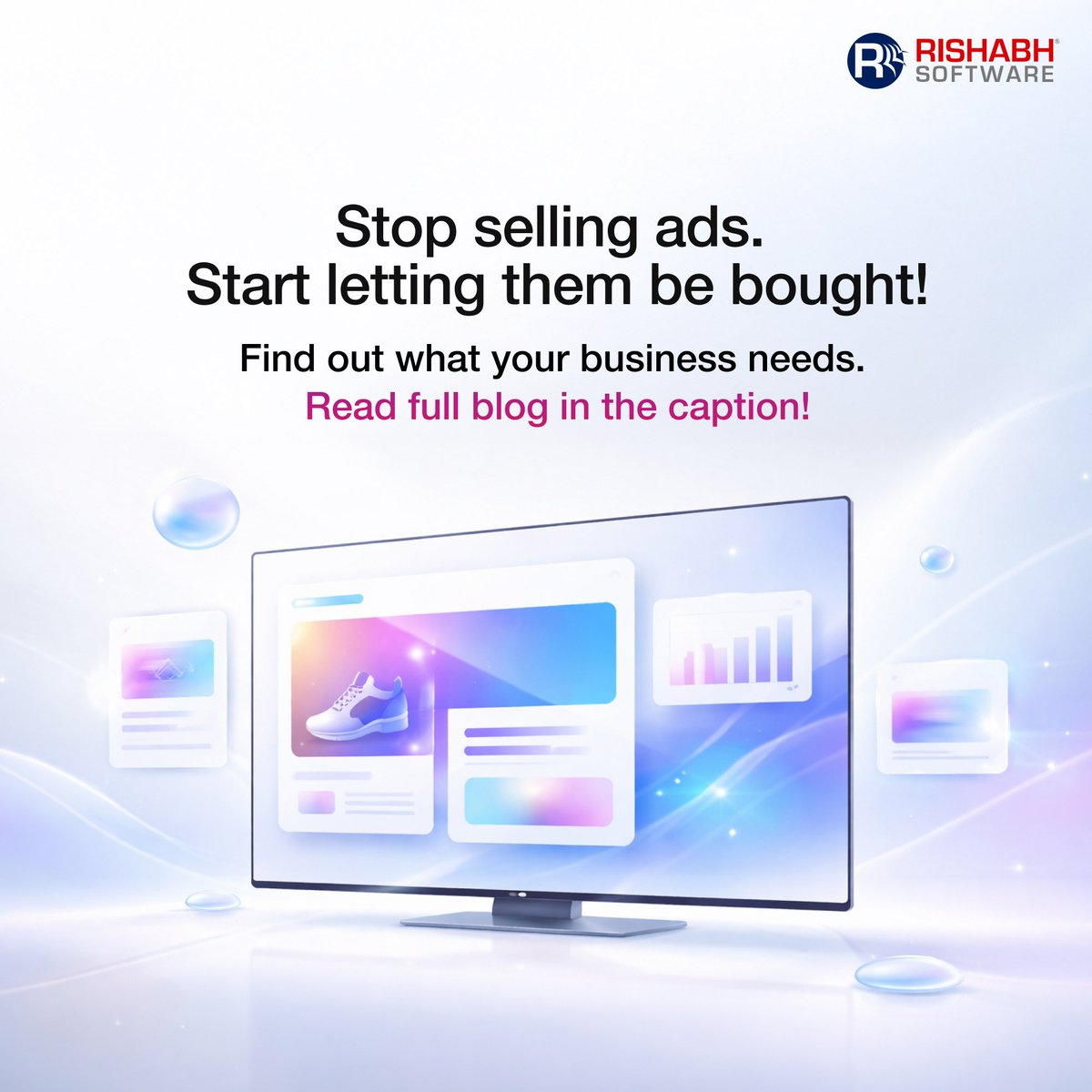 RishabhSoft's tweet image. Managing ad inventory manually is a growth bottleneck. The solution? A custom Self-Serve #AdPlatform.

Give advertisers 24/7 access, real-time tracking, and automated billing.

Build the future of AdTech: lnkd.in/d4u7GZ6e