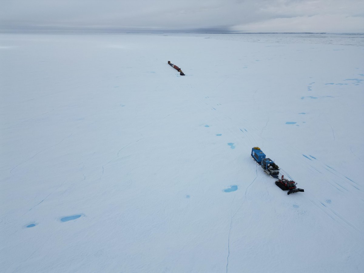 PolarFoundation's tweet photo. This past week part of our team traversed to the coast to meet the cargo ship ⛴️ which brings with it bulky equipment and provisions for future seasons, and takes back scientific samples collected during the season. Follow link below for many more details!
https://t.co/bbRC4mUOPz https://t.co/5cbyJPeHFj