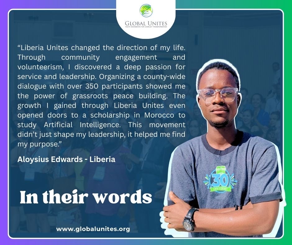 GlobalUnites's tweet image. Liberia Unites changed the direction of my life