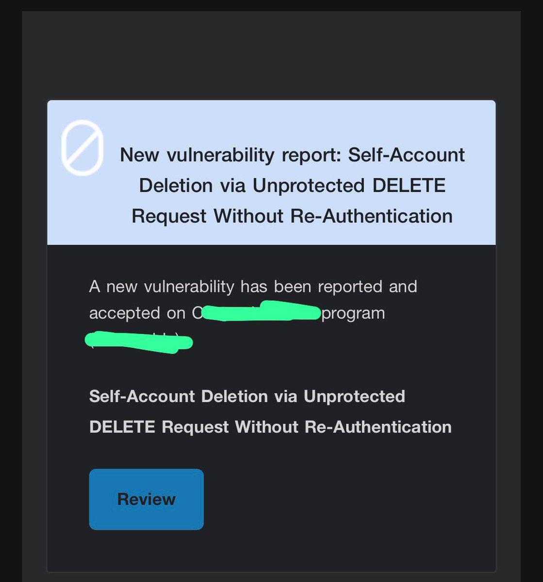 Accepted 
#bugbountytip #bugbounty