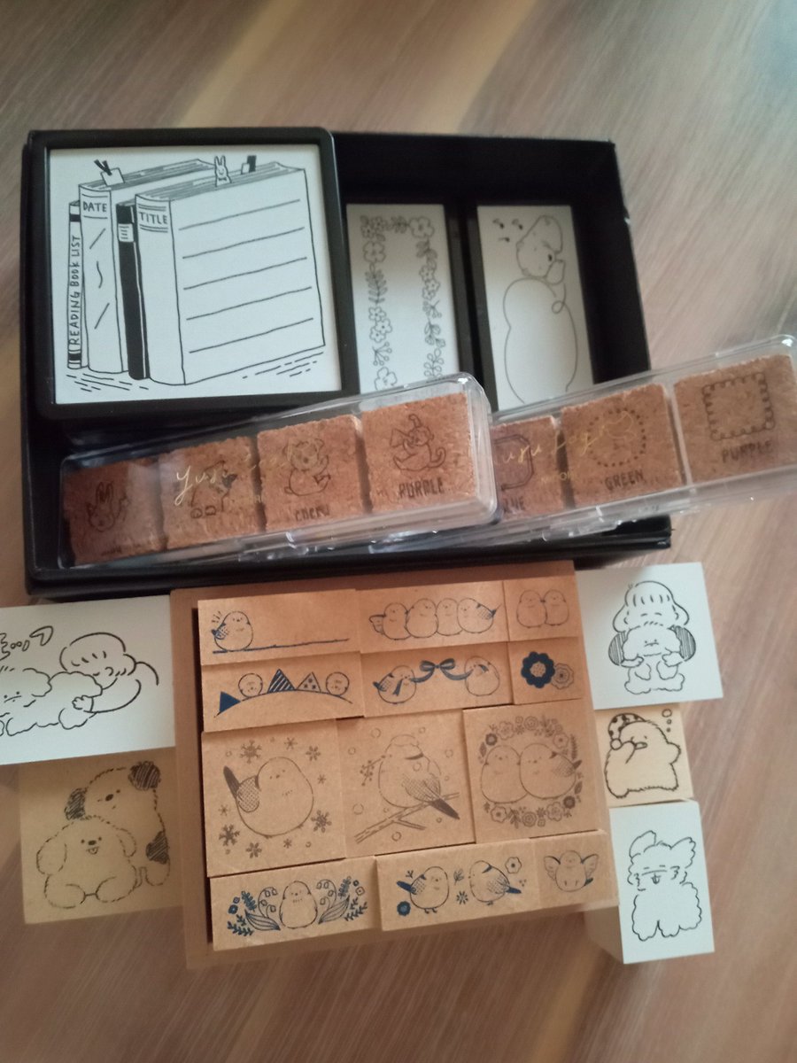 pourple_journal's tweet photo. 最初はシールや付せん、マステばかり集めていたけど最近はハンコがやたらと増えつつあります💟
#手帳　#手帳デコ　#文具 https://t.co/l26o4RE0Yb
