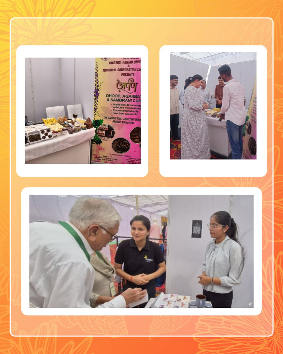 Honored to present Project Arpan at the Punjab University Alumni Meet 
Our Nov 1 stall showcased artisan-made Sambrani cups, scented candles, dhoop &amp; agarbatti—highlighting our model for sustainable livelihoods.