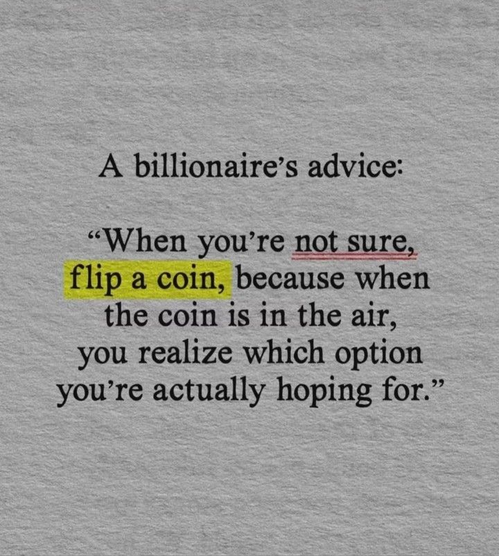 Neverrrrrrrrrrrrrrrrr ignore billionaire's advice: