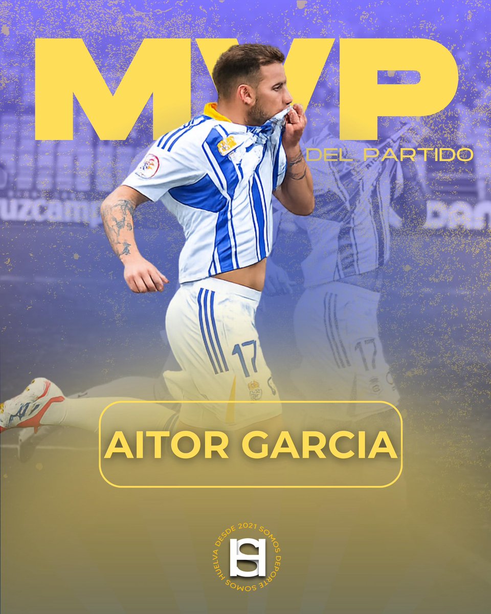 💥 𝐀𝐈𝐓𝐎𝐑 𝐆𝐀𝐑𝐂𝐈́𝐀 

🏆 𝐌𝐕𝐏 𝐝𝐞𝐥 <a href="/recreoficial/">RC Recreativo de Huelva</a> 🆚 <a href="/AcademiaUDA/">UD Almería B y Academia UD Almería</a> 

#SomosDeporteSomosHuelva