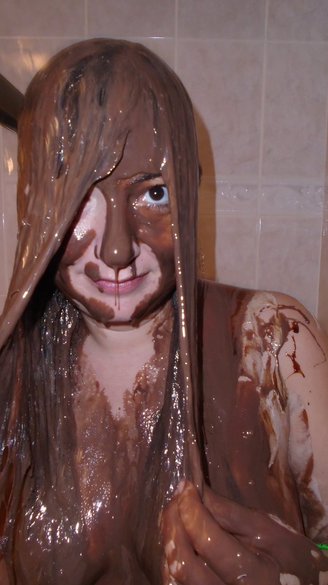 If only I could have another messy session in person...taking a stroll down memory lane from like...10 years ago when MyPierogative made her way out my way  #slimed #wam #wetandmessy #slimedhair #wetandmessyhair