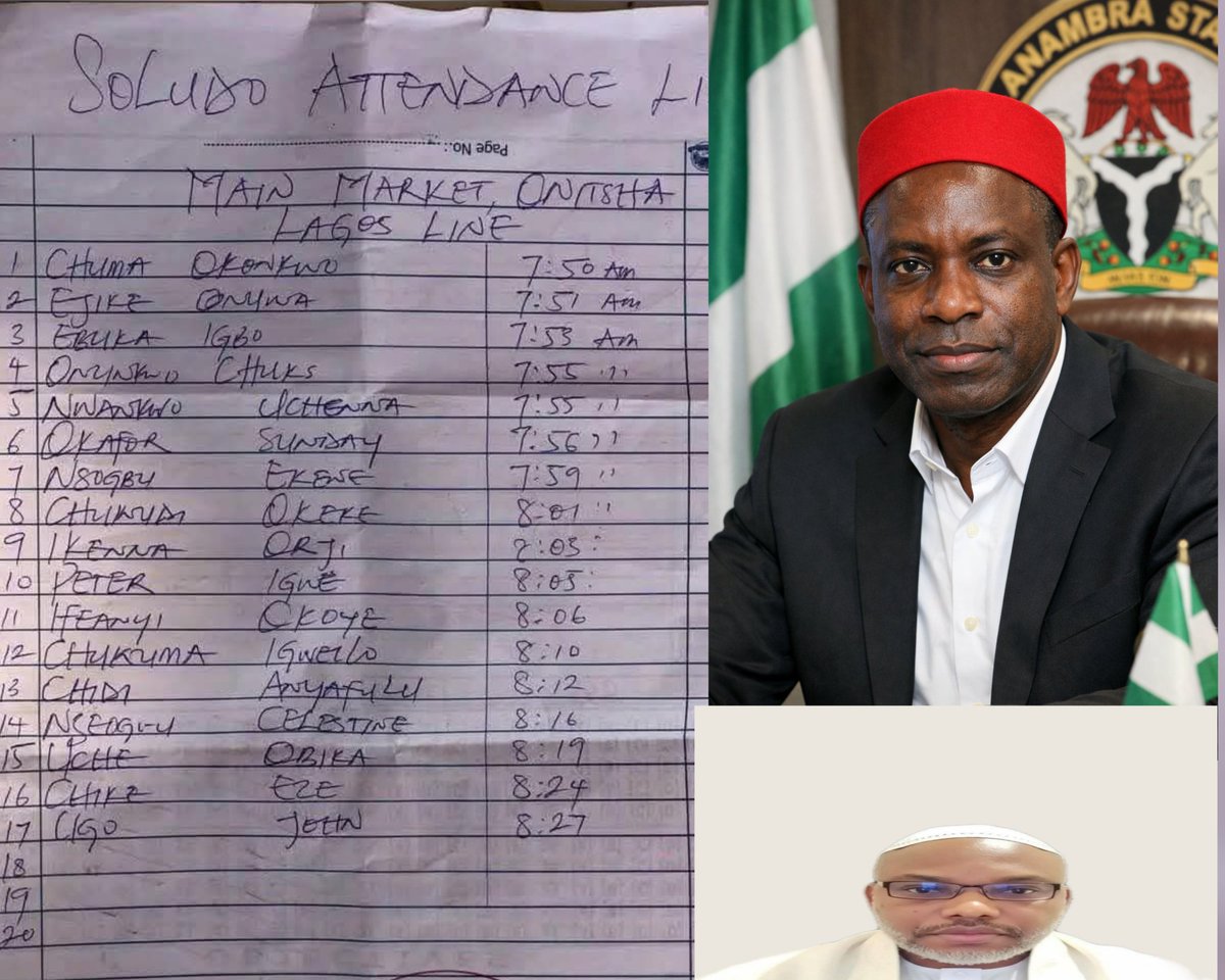 Governor Soludo’s Main Market list is a waste of time — a battle fought in vain.
Respect is earned, not forced with threats or name-calling.
You can intimidate people today, but you can’t bully loyalty or trust.
Leadership is persuasion, not coercion.