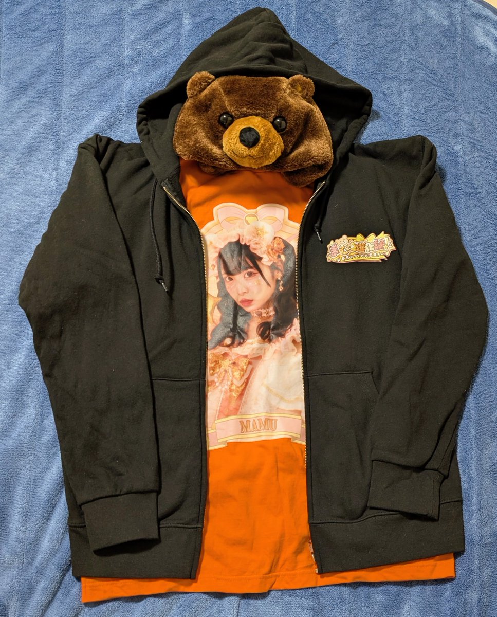 実は…まむ生誕祭の特典会で ビブスの下にコレ着てました 今は普段着