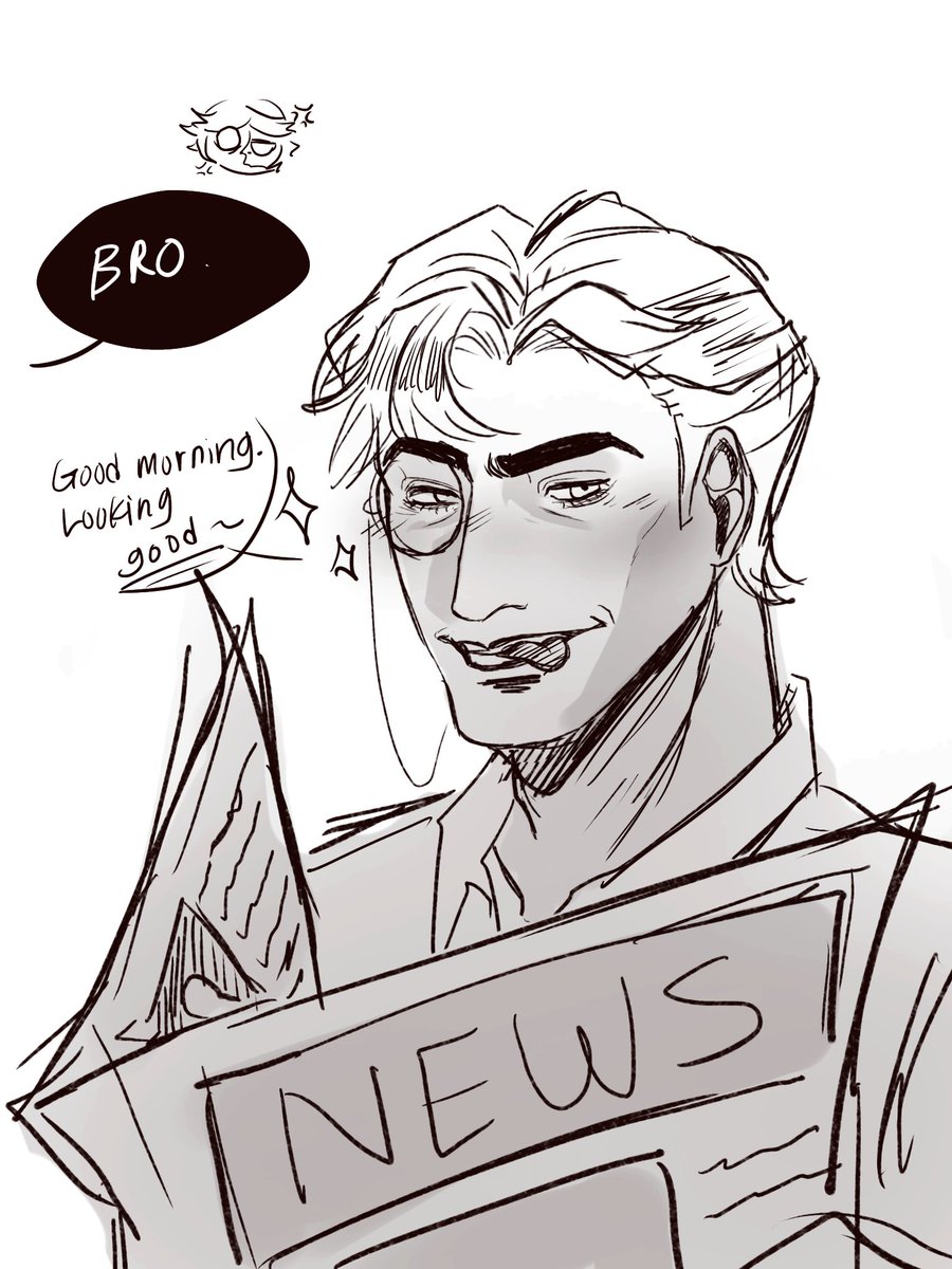 Not so srs art
#nortpheus #identityVイラスト