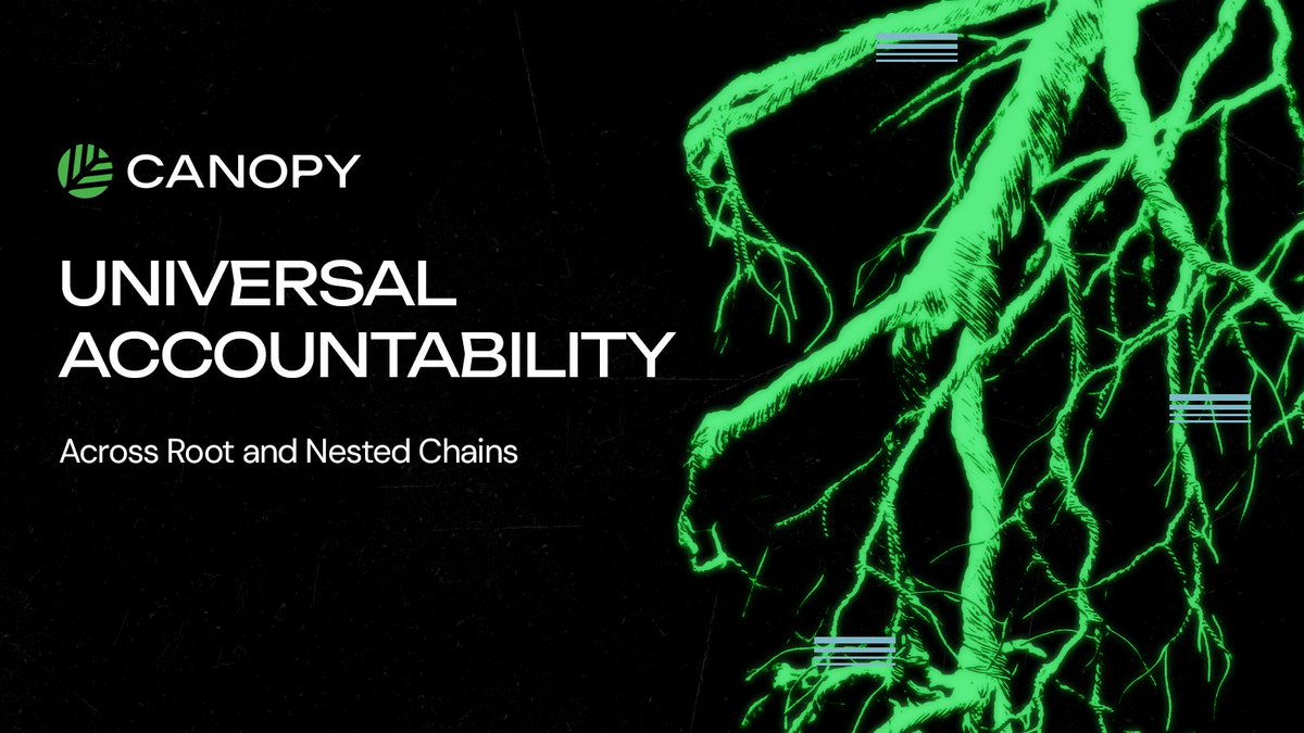 CNPYNetwork's tweet photo. Multichain security is broken unless everyone has skin in the game.

Canopy’s recursive model aligns validators by bonding $CNPY across every chain they secure.

It’s universal accountability paired with double rewards from both Root and Nested chains.

Fragmented trust is over. https://t.co/BcviH4F4yS