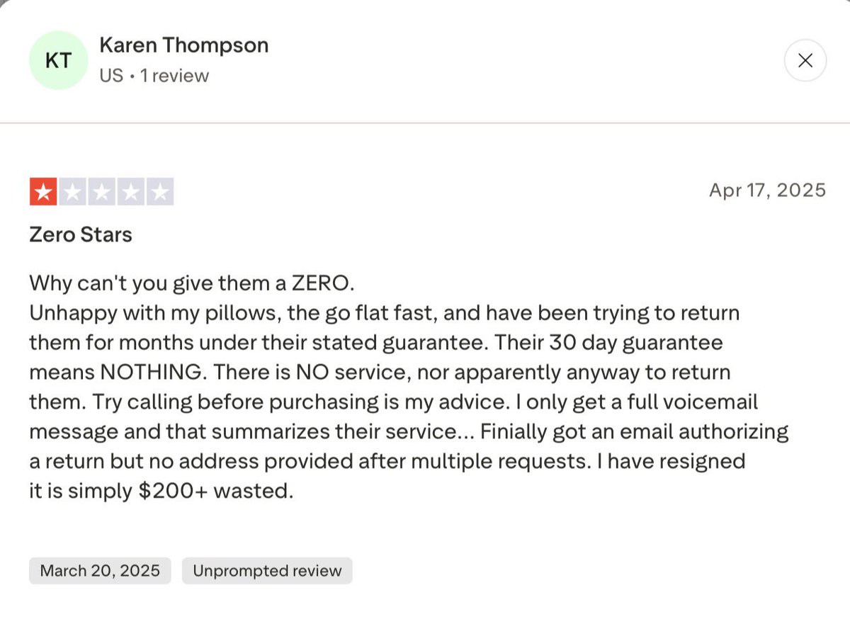 TwistedAsphalt's tweet photo. ⚠️Suspected #Scam: PRIOR to trusting IG/FB ads from the companies below, Google their reviews. Trust Pilot/BBB posts many negative reviews RE: Inability to return, non-delivery, inferior quality, false advertising, China-based: 1) Restlinens 2) Avery &amp; Bennet-Maine. Buyer beware. https://t.co/XdzuGZ5BxA