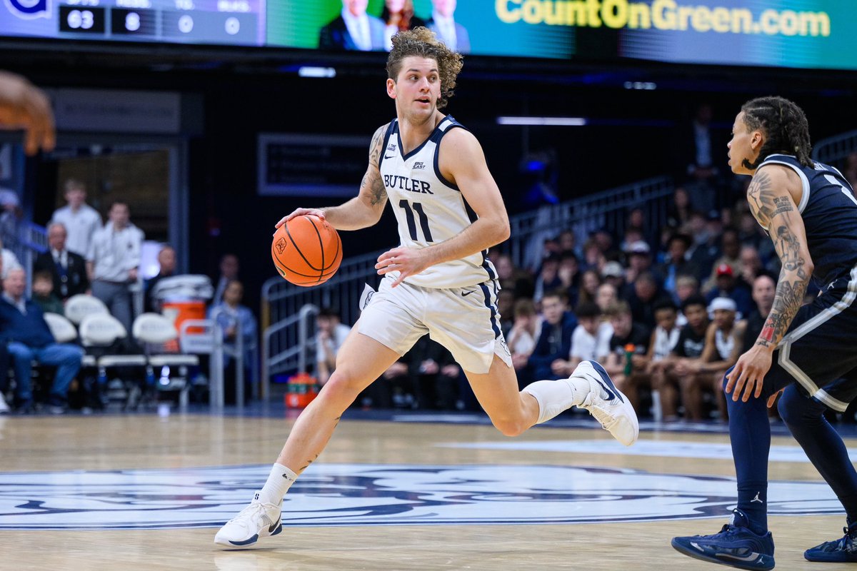 Butler Bulldogs vs Georgetown Hoyas at Hinkle Fieldhouse.