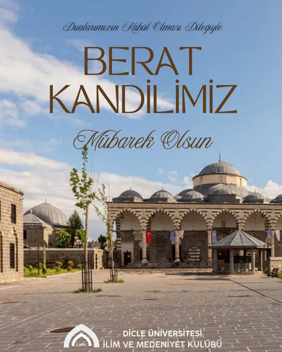 Günahların affa, yüklerin rahmete dönüştüğü mübarek Berat Kandiliniz hayırlara vesile olsun.

#beratkandilimizmuebarekolsun