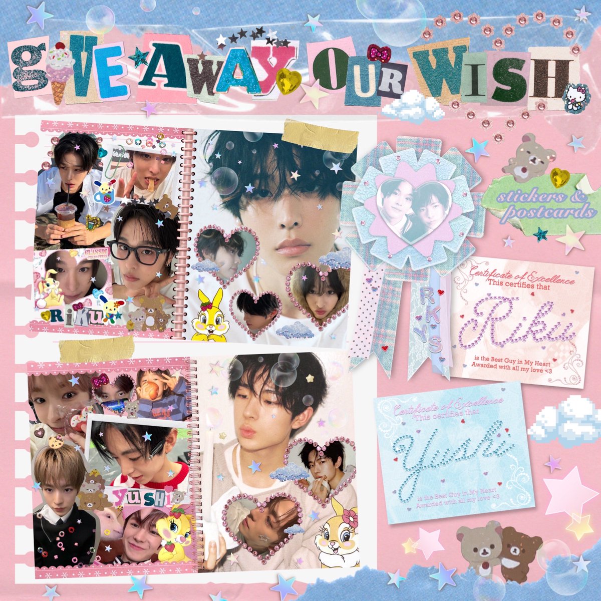 allmyloverrs's tweet photo. <3 pls kindly rt
giveaway ★•͈ᴗ⁃͈★ 

riku yushi 🐈‍⬛🐈🎖️⭐️
🍓 postcard &amp; sticker 

first come, first served (^O^)/♥︎ ♥︎
💌 bitec live, 4th april 2026

#OurWISH_BANGKOK
#NCTWISH_CONCERT_TOUR_IN_BKK https://t.co/Zw8fD11GGJ