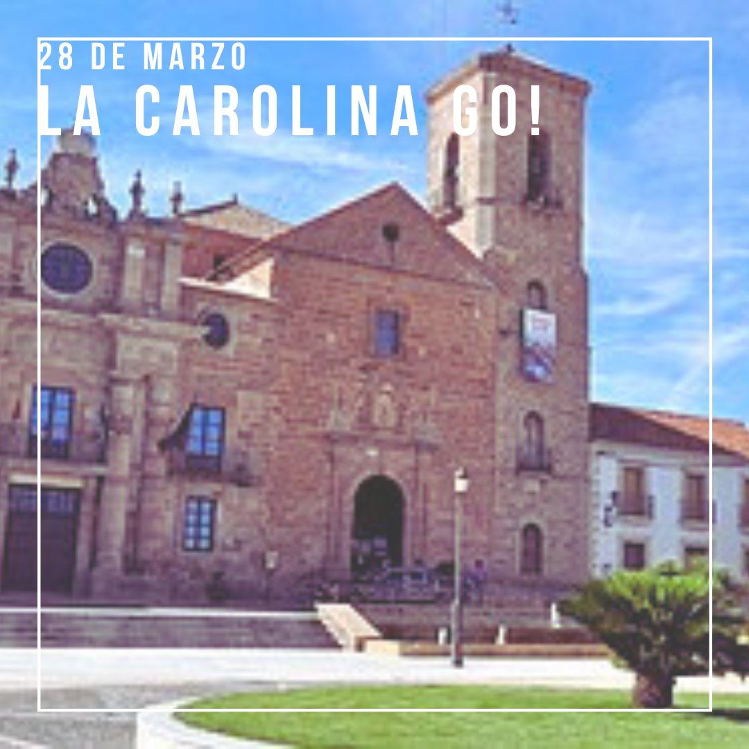 Le tenemos mucho cariño a la gente de La Carolina por el buen trato que siempre nos dispensan así que el 28 de Marzo celebraremos allí #lacarolinago