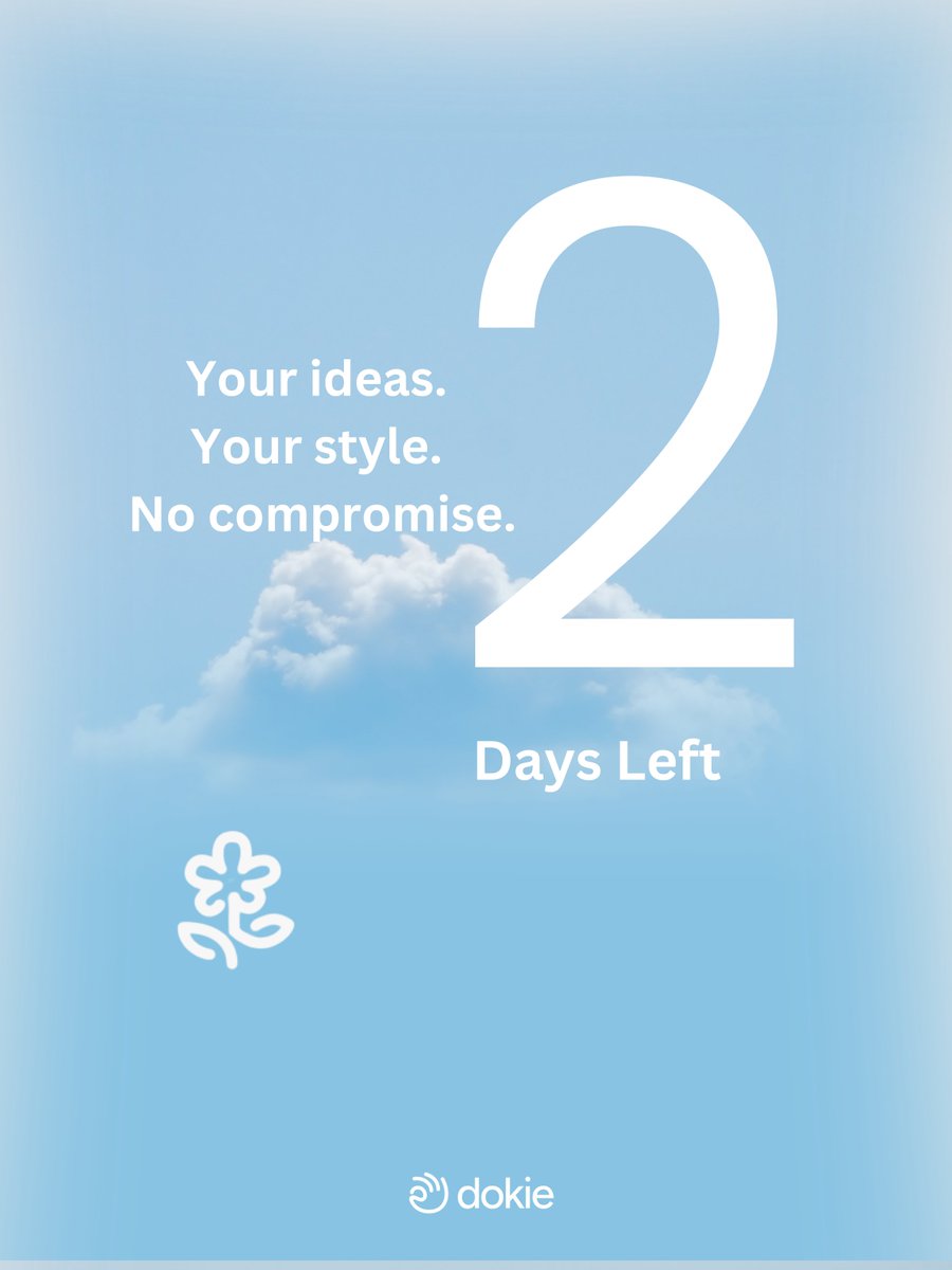 In 48 hours, the boundary between your thoughts and the screen vanishes.  
A new era of effortless expression is on its way.
#Dokie #AI #DesignPartner
