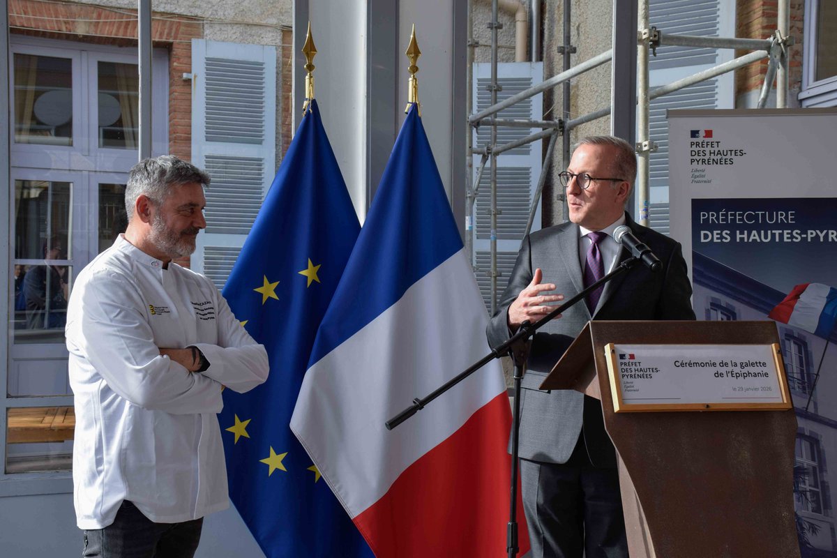 Image de Préfet des Hautes-Pyrénées - #NotreArtisanat 🥧 |Cérémonie traditionnelle de la galette de l'Épiphanie présentée par la fédératio
