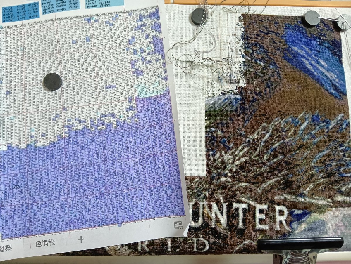 毎日刺してると中々進んでないと思うけど…
ひと月前と比べると…進んでるわ