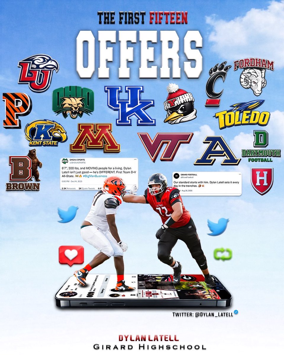 Dylan Latell 27’ 3⭐️ OT tweet media